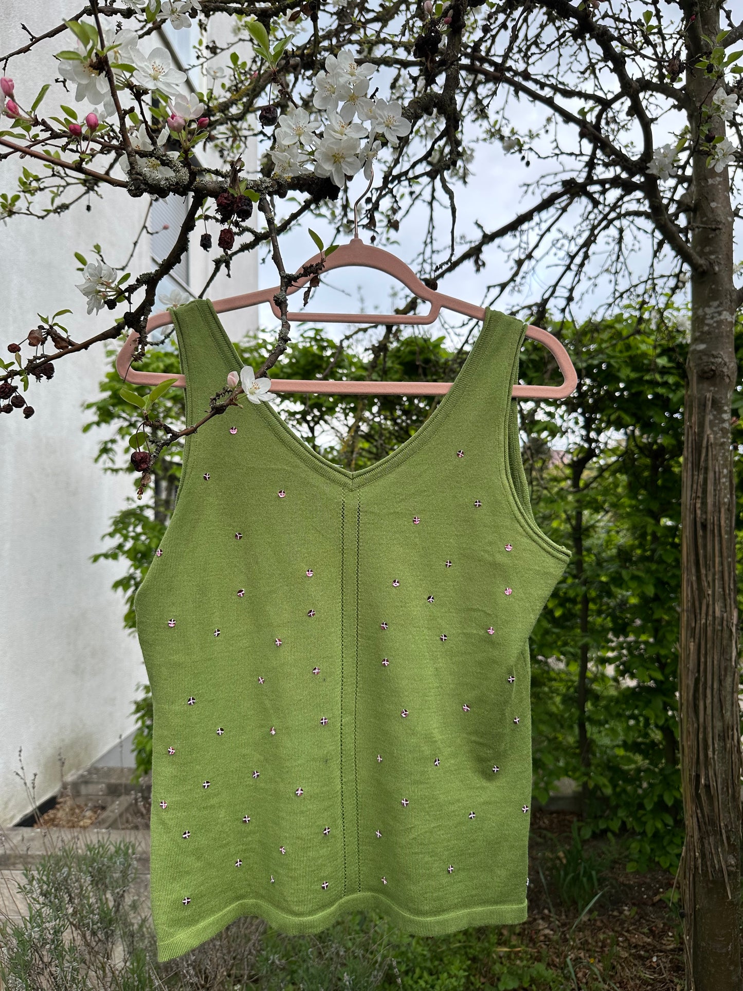 Bling bling Olivegrün Vintagetop (Marke le Petit baigneur)