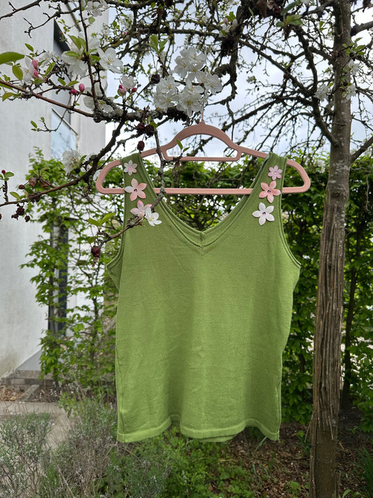 Bling bling Olivegrün Vintagetop (Marke le Petit baigneur)